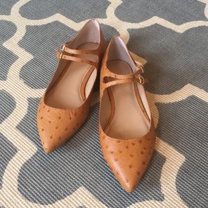 Tan Flats by Banana Republic. Never worn outside!